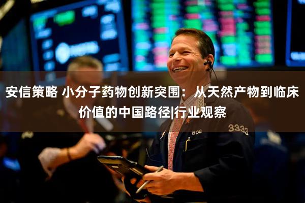 安信策略 小分子药物创新突围：从天然产物到临床价值的中国路径|行业观察